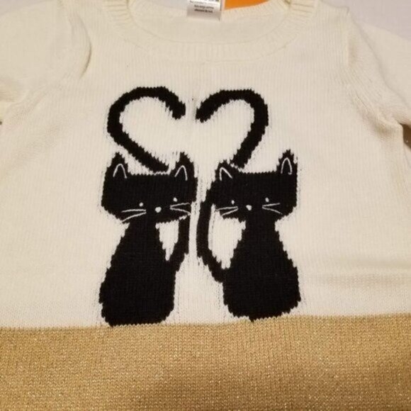 Gymboree City Kitty Sweater Dress 18-24 NEW - Picture 3 of 8